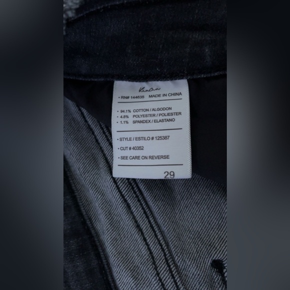 Black Kancan ankle skinny jeans - Picture 5 of 6